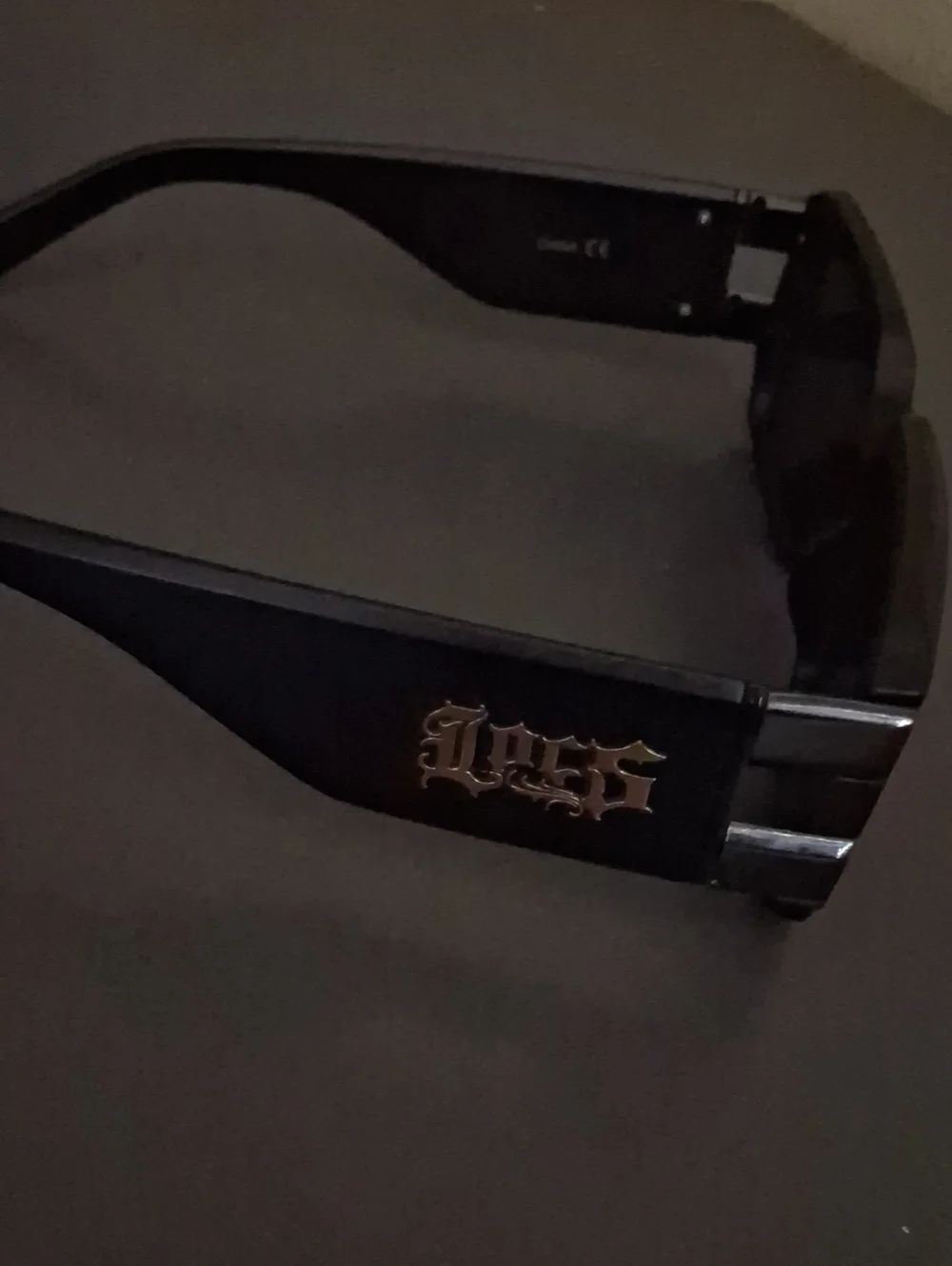 Locs Black VR/AR Accessory Sunglass-Style Frame with Gold Accent